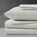Kenneth Cole - Twin Sheet Set, Super Soft Wrinkle-Resistant Bedding with Bonus Pillowcases, Floral Home Decor, Oeko-Tex Certified (Chill Flowers Beige, Twin) Kenneth Cole