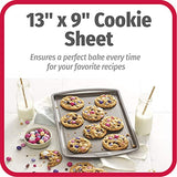 GoodCook Everyday Non-Stick Carbon Steel 9” x 13” Baking Sheet – Carbon Steel Cooking Pans, Bakeware Cookie Sheet for Baking, Oven Pan for Baked Goods & Sheet Pan Dinners GoodCook