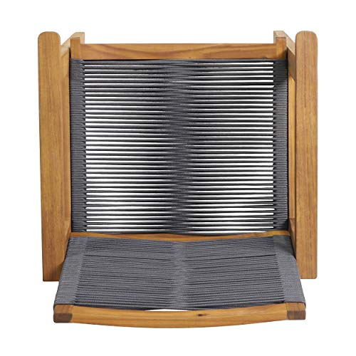 Christopher Knight Home Ashley Outdoor 7 Piece Acacia Wood Dining, Teak and Dark Gray Christopher Knight Home