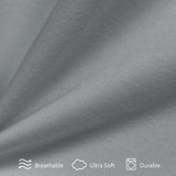 Cot Sheets 31" x 75"(Sheet Only), Cot Fitted Sheet Ultra Soft and Breathable Snug Fit for Narrow Twin Mattress/RVs Bunk/Guest Beds/Army Cots/Trifold Mattress/Travel Size Mattress Grey Moonsea