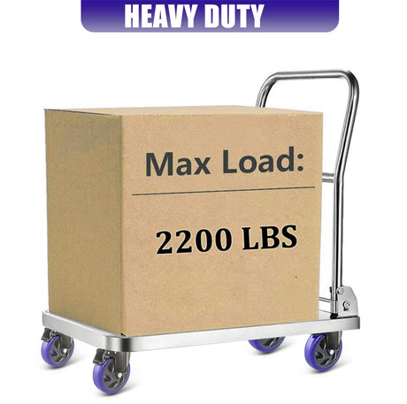 5 Inch Caster Wheels with Brake, Heavy Duty Casters Set of 4 2200lbs, Swivel Casters with Double Ball Bearings, Dual Locking Casters,Wheels for Cart,Furniture,Cabinets,Workbench (Two Hardware Kits Wieyunn