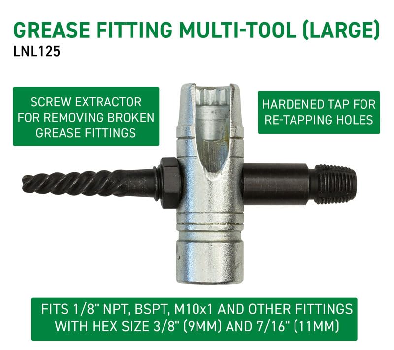 LockNLube Grease Fitting Multi-Tool, Large LockNLube