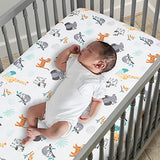 Bedtime Originals Mighty Jungle 3Piece Crib Bedding Set, Multicolor (283003V) Bedtime Originals