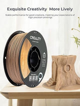Creality Wood Filament PLA, 3D Printer Filament 1.75 mm, Smooth Silk Texture, Toughness, 1kg(2.2lbs)/Spool Printing Filament, for All FDM Printers (Wood) Creality