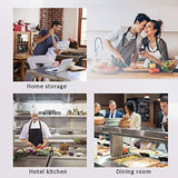 Stainless Steel Work Table Kitchen Work Table Scratch Resistent Commercial Work Table Metal Table with Adjustable Table Foot for Kitchen Home Restaurant (24Wx24L) FDW