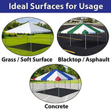 Party Tents Direct 20'x20' Weekender West Coast Tent Frame Party Tent (White) PVC Top with Storage Bag - Tents for Parties, Weddings, Birthdays, Banquets, Fiestas, Workshop, Outdoor Event Party Tents Direct