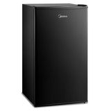 Midea MERM33S1ABB 3.3 Cubic Feet Compact Refrigerator, Black Midea