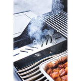 Napoleon Stainless Steel Smoker Box 67013 Add Smoky Flavor to BBQ, Easily Turn Gas Grill Into Smoker, Add Wood Chips or Chunks to Smoke Food on Barbecue 16.25 x 2.54 x 3.5 Napoleon
