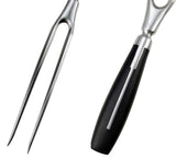 Kakamono Carving Fork, Meat Fork, 13 Inch Cooking Fork, Heavy Duty Stainless Steel BBQ Fork, Long Metal Chef Pro Kitchen Forks for Barbecue, Serving, Cooking, Grilling, Roasting Kakamono
