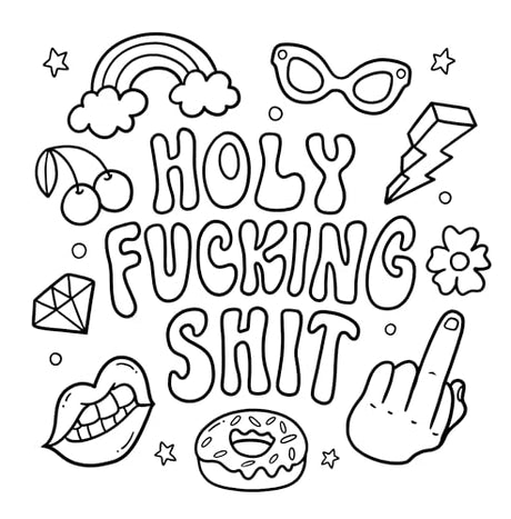 Swear Word: Bold and Easy Coloring Book for Adults Featuring Groovy & Funny Designs for Relaxation TAD Publishing LLC