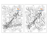 Swear Word Coloring Book for Moms: Motivational Quotes and Doodle Therapy for Stressed Out Moms Who Deserve a Break (and a Glass of Wine!) WoodArtSupply
