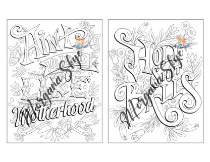 Swear Word Coloring Book for Moms: Motivational Quotes and Doodle Therapy for Stressed Out Moms Who Deserve a Break (and a Glass of Wine!)