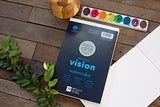 Strathmore Vision Cold Press Watercolor Pad 6"X9"-140lb, 30 Sheets -62640560 Strathmore