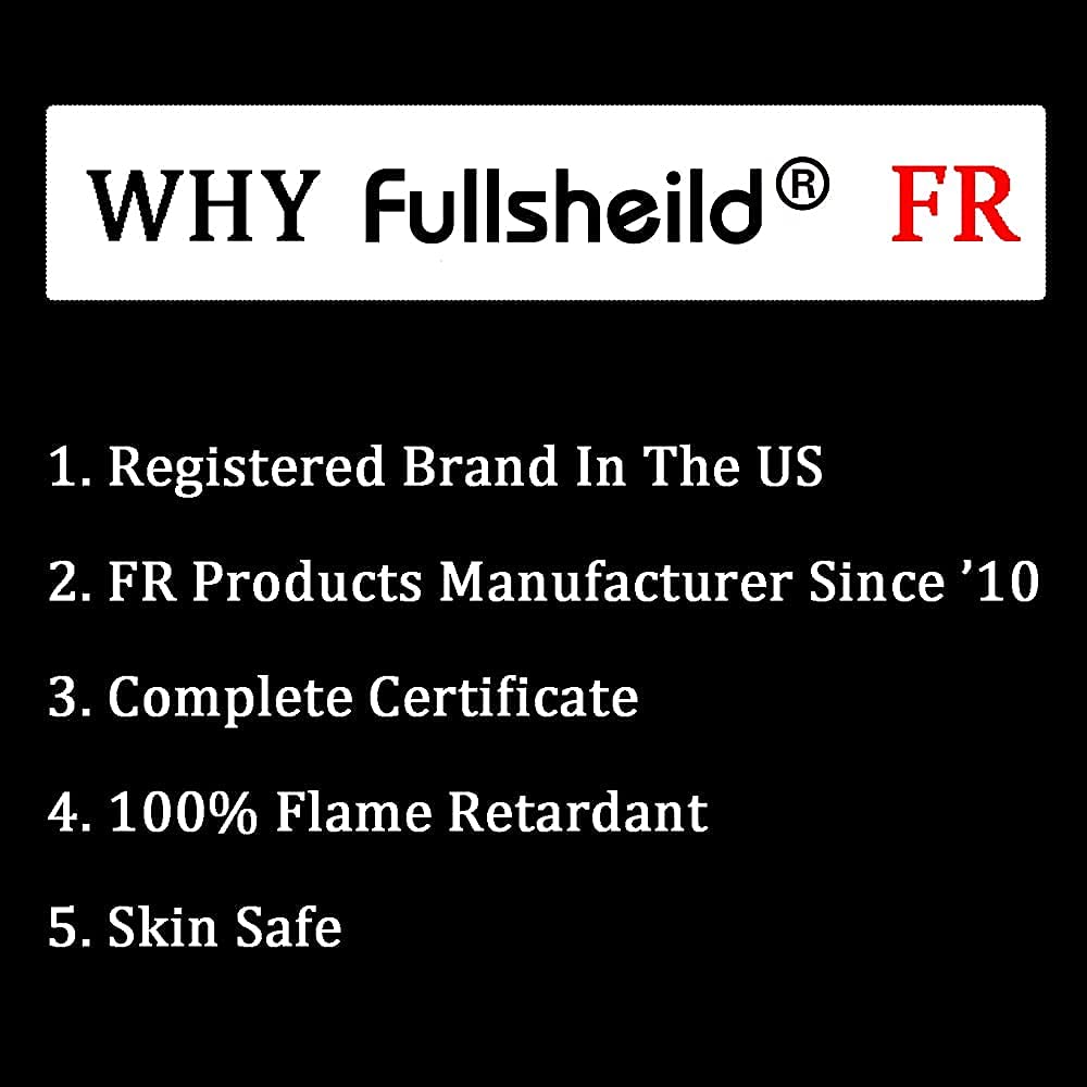 Fullsheild FR Flame Resistant Balaclava Face Mask NFPA2112 CAT2 Cover Hood for Welding Hunting Army Military OneSize Fullsheild