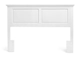 Mantua Arcadia Headboard (Full/Queen, Gloss White) Glenwillow Home