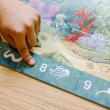 Melissa & Doug Search and Find Beneath the Waves Floor Puzzle (48 pcs, over 4 feet long) - FSC Certified Melissa & Doug