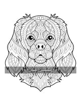 Amazing Dogs Coloring Book: Beautiful Dogs, Adorable Puppies, and Relaxing Designs for Adults and Teens WoodArtSupply