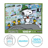 AQUARIUS Peanuts Snoopy Beagle Scouts - Comic 1000 Piece Jigsaw Puzzle(1000 Piece Jigsaw Puzzle) - Glare Free - Precision Fit - Officially Licensed Peanuts Merchandise & Collectibles - 20x28 Inches AQUARIUS