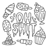 Swear Word: Bold and Easy Coloring Book for Adults Featuring Groovy & Funny Designs for Relaxation TAD Publishing LLC