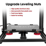 Comgrow Creality 4Pcs Metal Leveling Nuts and Springs Upgraded Set for Ender 3/3 Pro/3 V2/Ender 3 Neo/Ender 3 V2 Neo/Ender 3 S1/Ender 3 S1 Pro Ender 5 Plus/CR 10 Series 3D Printer Bed Staying Level Comgrow