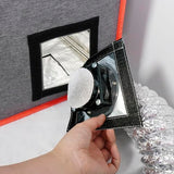 Smart Control 3-Layer Ventilation Filter Kit with High Efficiency 5000RPM Exhaust Fan and 1.5M Exhaust Pipe for 3D Printer Enclosure Tent Cover DIY, Laser Engraver Enclosure DORUNDEA