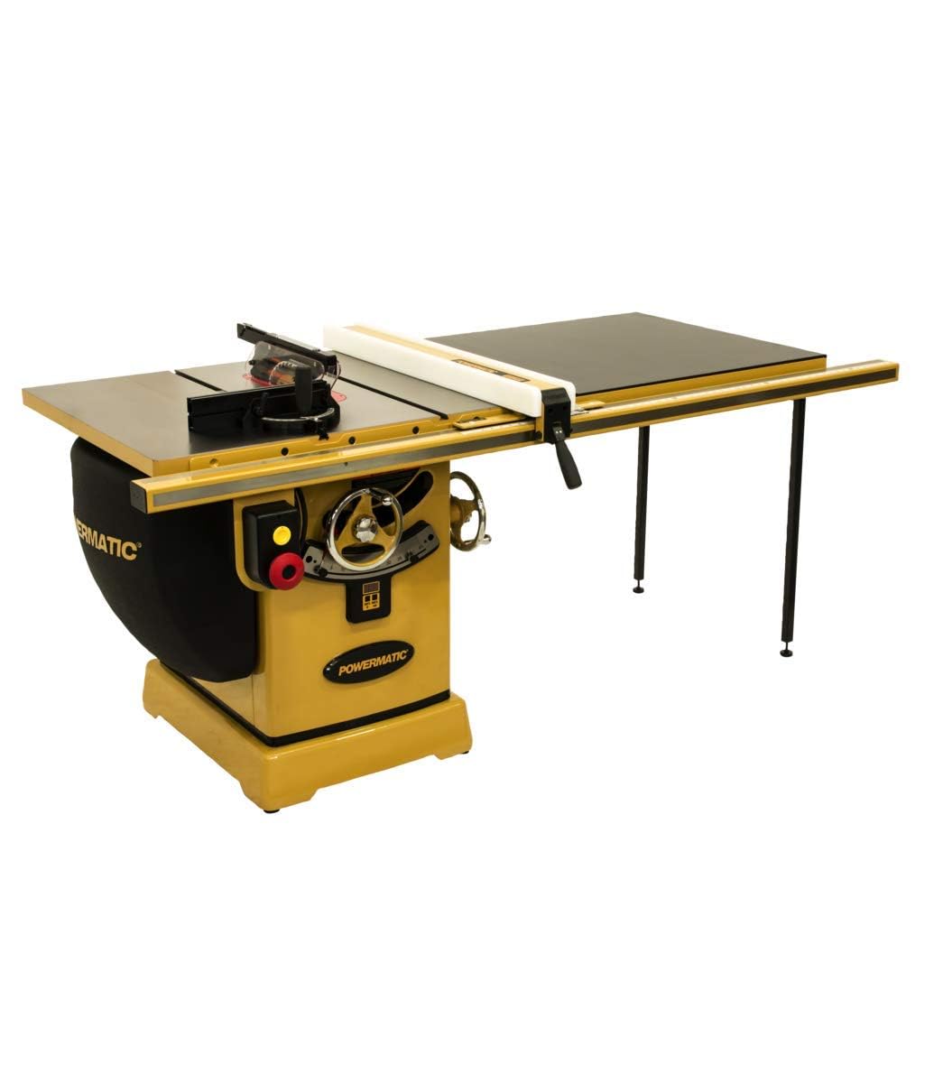 Powermatic 10-Inch Table Saw, Extension Table, 50-Inch Rip, 3 HP, 1Ph 230V (‎Model PM2000B) Powermatic