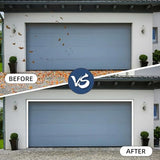 Piclafe Garage Door Seal Top and Sides, Garage Door Weather Stripping, Universal Garage Door Trim Weatherproofing Seal Strips with Adhesive Backing and Screws, White, 34.4FT Piclafe