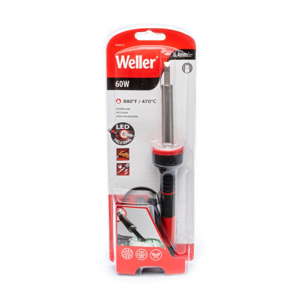 Weller 60W/120V Soldering Iron, LED Halo Ring - WLIR6012A Weller