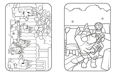 Bluey: Fun and Games: A Coloring Book Hweryho