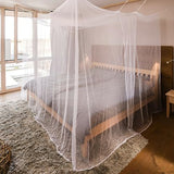 COZFUR Mosquito Net for Bed Mosquiteros Cameros para Cuba One Side Opening White Bed Canopy Netting for Bedroom Camping Outdoor Travel (L75 X W35 X H63 Inch)