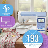 Brother Elite PE900 Large Embroidery Machine with Wireless LAN Bundle with Thread Kit (5 Items)