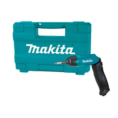 Makita DF001DW 3.6V Lithium-Ion 1/4" Hex Screwdriver Kit, Teal, 3.6V Makita