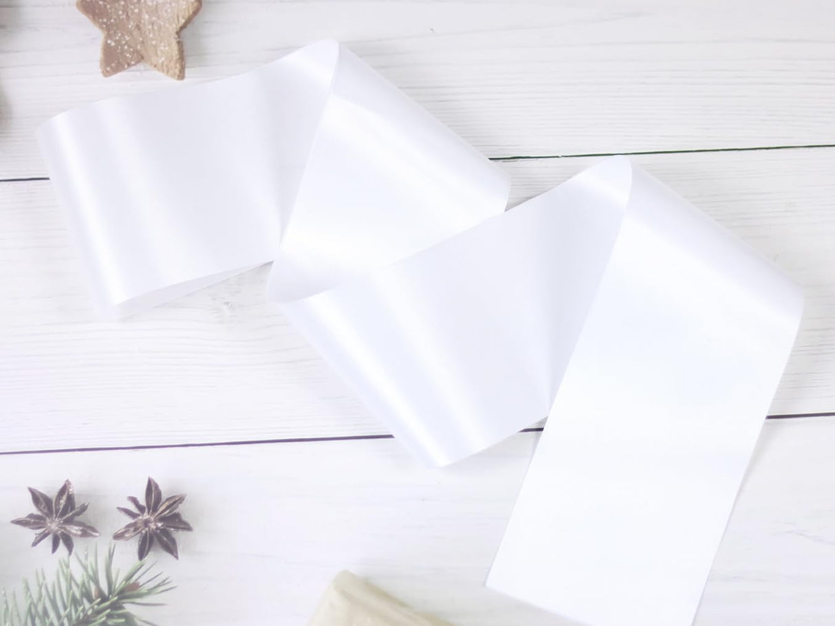 FENDOLE 6 Pack White Blank Sash,Plain Satin Sashes,Sashes for Pageants,DIY Sashes for Party Decorations,Blank Sashes for Pageants FENDOLE