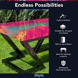 Clear Pour 1 Gallon Epoxy Resin Kit - Premium Clear Epoxy Resin for Countertop, Table Top, Art, Craft, DIY, Tumblers, Wood & Resin Molds (0.5 Gallon x 2) Clear Pour