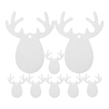 Baluue 8pcs Air Freshener Sublimation Blanks, Car Scented Hanging Sheets Car White Fragrant Blank Air Freshener Sheets Diy Auto Scented Sheets for Car Home Decor Baluue