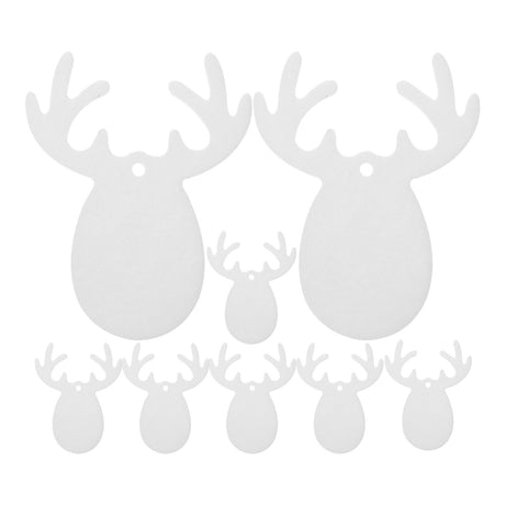 Baluue 8pcs Air Freshener Sublimation Blanks, Car Scented Hanging Sheets Car White Fragrant Blank Air Freshener Sheets Diy Auto Scented Sheets for Car Home Decor Baluue