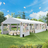 20'x40' Party Tent Heavy Duty, Large Party Canopy Wedding Event Tent with Removable Sidewalls & 4 Sand Bags for Parties Outside UV50+ Waterproof, Carpas para Fiestas (20x40 FT) HOWSVN