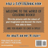 Lion Style Coloring Book: A cool and bold lion coloring book filled with adventurous designs for fun. Majosta