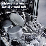 GreenPan Chatham Hard Anodized Healthy Ceramic Nonstick, 11" Grill Pan, PFAS-Free, Dishwasher Safe, Oven Safe, Gray GreenPan