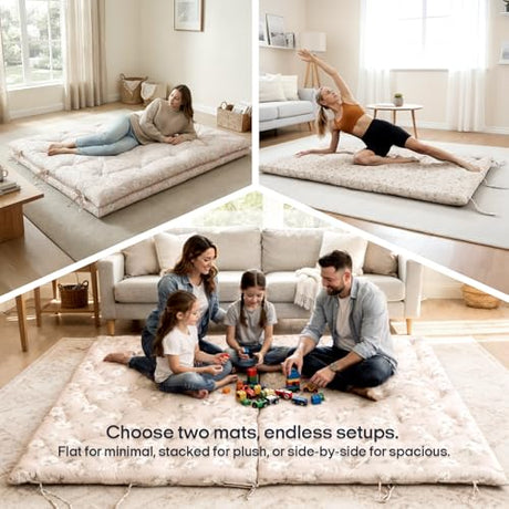 Syrinx Water Resistant Japanese Futon Mattress, Twin Size 75"x39", 2.5 Inch Thick Japanese Floor Mattress Tatami Mat, Foldable Floor Bed Sleeping Pad for Dormitory Guest Room Camping Syrinx