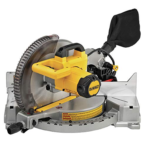 Dewalt DWS715R 12 in. 15 Amp Single Bevel Compound Miter Saw (Renewed) DEWALT
