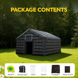 YeeBouncy Party Tent Large,Large Gazebo Event House,Inflatable Outdoor Party Tent,for Birthday Party, School Camping, Disco Nightclub, Wedding Party (18FT) YeeBouncy