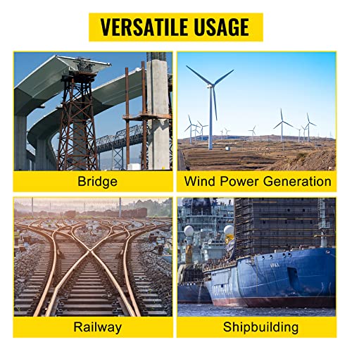 VEVOR Magnetic Drill, 1100W 1.57" Boring Diameter, 2697lbf/12000N Portable Electric Mag Drill Press with 7 Bits, 580 RPM Max Speed Drilling Machine for any Surface and Home Improvement VEVOR