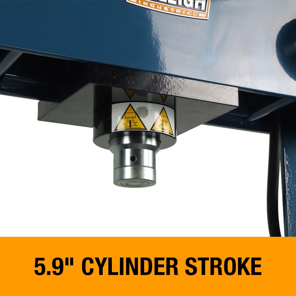 Baileigh 30-Ton H-Frame Pneumatic Shop Press (Model HSP-30A) Baileigh