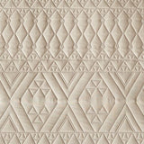 akkialla Full/Queen Size Quilt Bedding Set,Beige Lightweight Microfiber Soft Bedspread,Modern Style Geoetric Pattern Coverlet Set for All Seasons,3 Piece(1 Quilt,2 Pillow Shams) akkialla