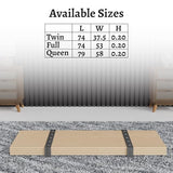 Treaton, Folding Bunkie Board – Low-Profile 79″ x 58″ Mattress Support Platform for Daybeds, Bunk Beds, Futons & Metal/Wood Frames – Prevents Sagging, Easy to Install & Store Treaton