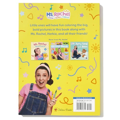 My First Coloring Book (Ms. Rachel) (Books by Ms. Rachel) WoodArtSupply