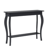 ChooChoo Narrow Console Table, Chic Accent Sofa Table, Entryway Table, Espresso ChooChoo