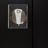 Sandusky Lee TA4R462472-09 Mobile Steel Cabinet, 46" W x 24" D x 78" H, Black Sandusky