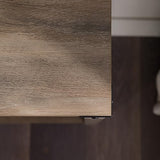 Walker Edison Sedalia Modern Farmhouse Metal X Entry Table, 46 Inch, Grey Walker Edison